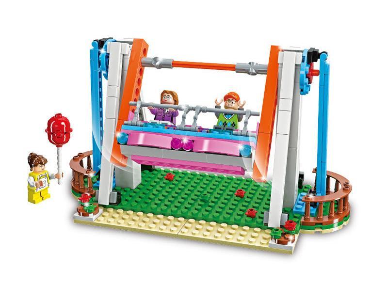 Bộ đồ chơi JIESTAR 20325 đu quay công viên Dream Town cho bé gái 6 tuổi, giá tốt, mô hình đu quay chuyển động đáng yêu.