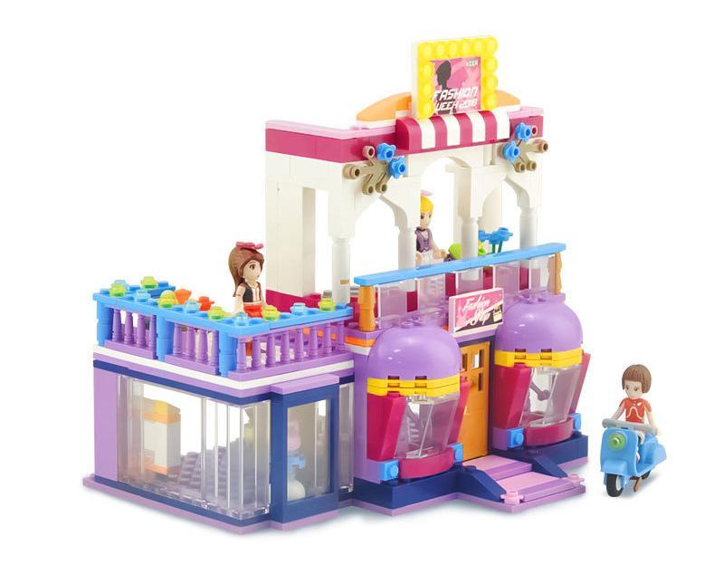 Bộ lắp ghép cửa hàng thời trang Đông Phương Khả Nhi JIESTAR 20378, đồ chơi lắp ráp cho bé gái 6 tuổi, giá tốt.