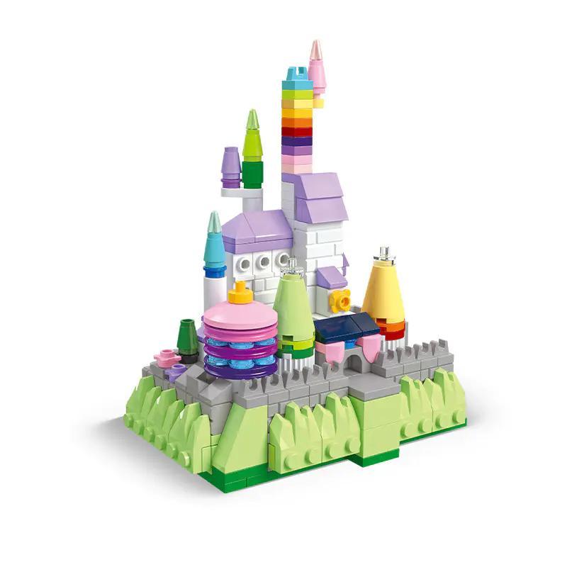 bộ lắp ghép Lâu đài Belle JIESTAR 37604, đồ chơi xếp hình lâu đài mini Belle, đồ chơi mô hình công chúa, giá tốt cho bé gái 6 tuổi