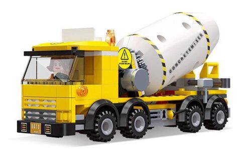 Mô hình đồ chơi lắp ráp xe trộn bê tông JIESTAR 51023 cho bé trai 6 tuổi, chất lượng cao giá rẻ.