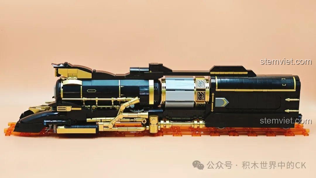 Mô hình Tàu Sao Băng 58113 hoàn thiện, đồ chơi lắp ráp Tàu Honkai Star Rail có đèn LED, phù hợp bé trai 8 tuổi