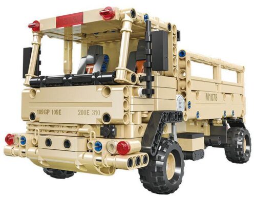 Bộ lắp ráp Xe tải quân sự M1078 JIESTAR 58125, đồ chơi mô hình xe quân sự hạng nhẹ cho bé trai 6 tuổi, giá tốt, chất lượng cao.