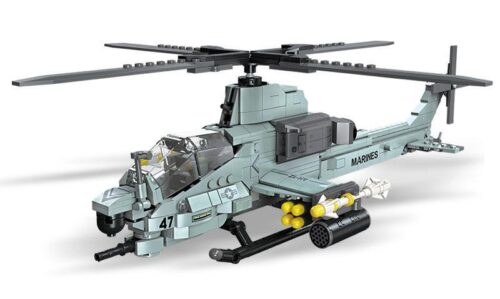 Mô hình trực thăng tấn công AH-1Z Viper JIESTAR 61028 đồ chơi mô hình quân sự cho bé trai 6 tuổi giá tốt