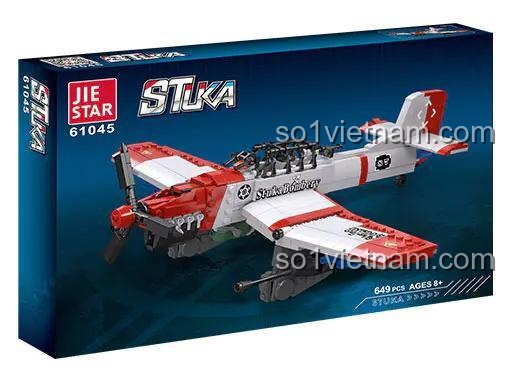 Hộp Máy bay ném bom Stuka JIESTAR, hình ảnh sản phẩm rõ ràng, giá hời