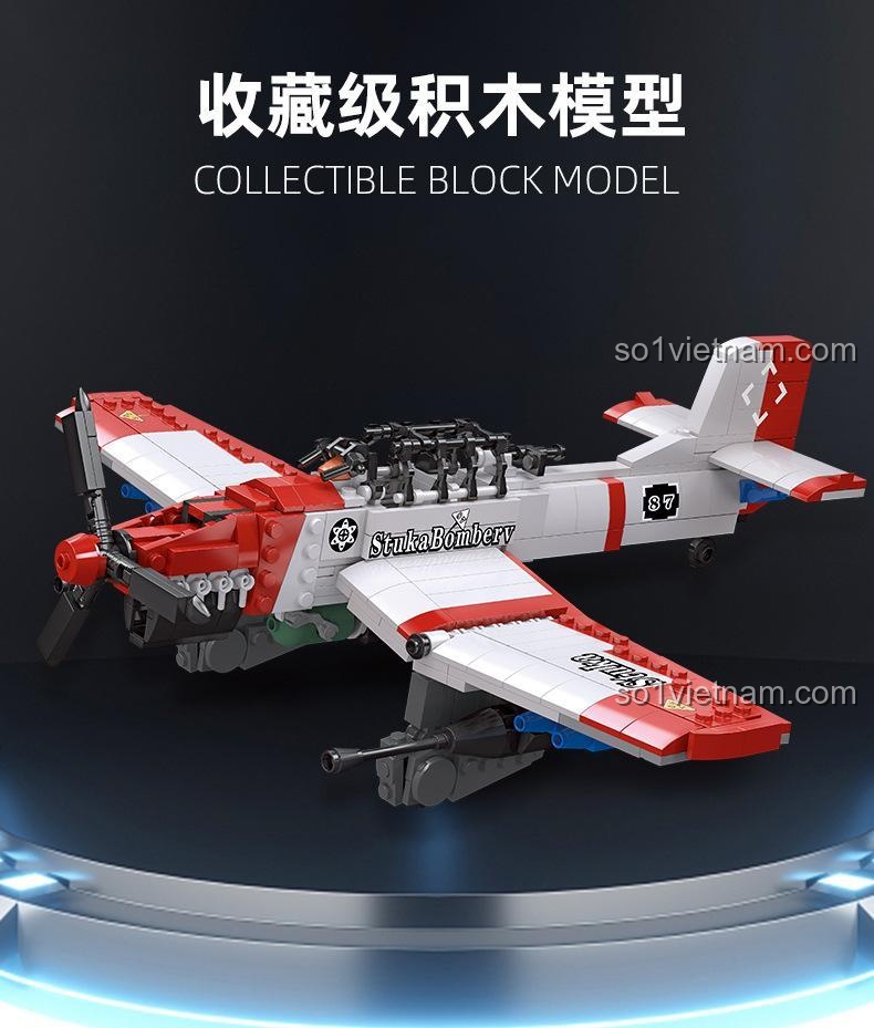 Bộ xếp hình JIESTAR, mô hình sưu tập, đồ chơi lắp ráp cao cấp, giá trị cao
