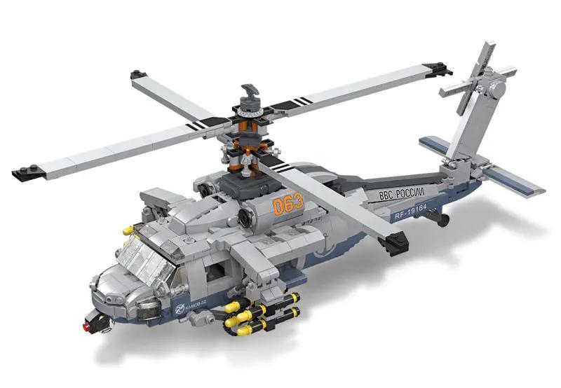 Hộp chính JIESTAR 61047 Trực Thăng Chiến Đấu Hải Quân, đồ chơi mô hình 61047 cho bé trai 8 tuổi, giá tiết kiệm