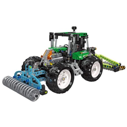 bộ lắp ghép Xe Kéo Nông Nghiệp JIESTAR 91003. Đồ chơi mô hình máy cày nông nghiệp chi tiết cơ khí Technic cho bé trai 6 tuổi giá rẻ.