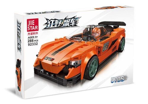 Bộ lắp ráp JIESTAR 92332 Xe McLaren 570S màu cam nổi bật, đồ chơi mô hình siêu xe cho bé trai 6 tuổi, giá tốt.