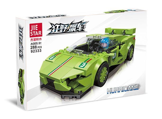 Hộp bộ lắp ráp Siêu xe Lamborghini Huracan JIESTAR 92333 màu xanh lá, dành cho bé trai 6 tuổi, giá tốt