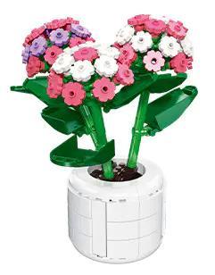Bộ đồ chơi Hoa Cẩm Tú Cầu JIESTAR 92362, mô hình đẹp tinh tế cho bé gái 6 tuổi, giá tốt