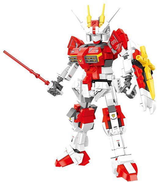 bộ lắp ráp Robot Mecha Xung Kích Đỏ JIESTAR FF20021 cho bé trai 6 tuổi, giá rẻ.