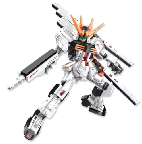 Mô hình bộ lắp ráp Robot Gundam Nu JIESTAR FF20022 cho bé trai 6 tuổi, mecha biến hình chất lượng cao giá rẻ.