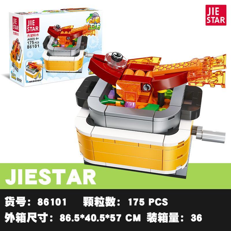 JIESTAR 86101 Bộ đồ chơi Xe Nướng Cá Sáng Tạo 175 chi tiết