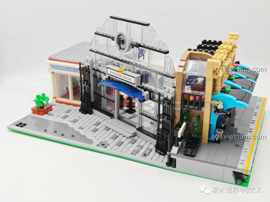 Lắp ráp phần mái vòm kính của bộ JIESTAR 89154