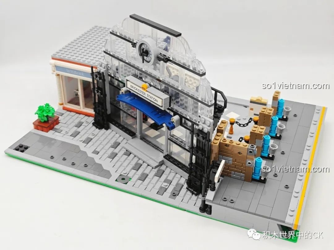 Lắp ráp phần chính của nhà ga trong bộ JIESTAR 89154