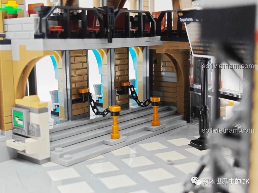 Toàn cảnh mô hình JIESTAR 89154 Nhà Ga Chuyến Tàu Gặp Gỡ