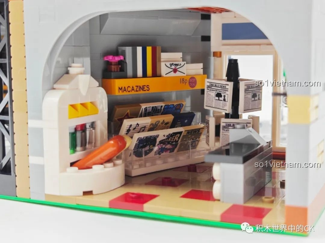 Toàn cảnh mô hình JIESTAR 89154 Nhà Ga Chuyến Tàu Gặp Gỡ