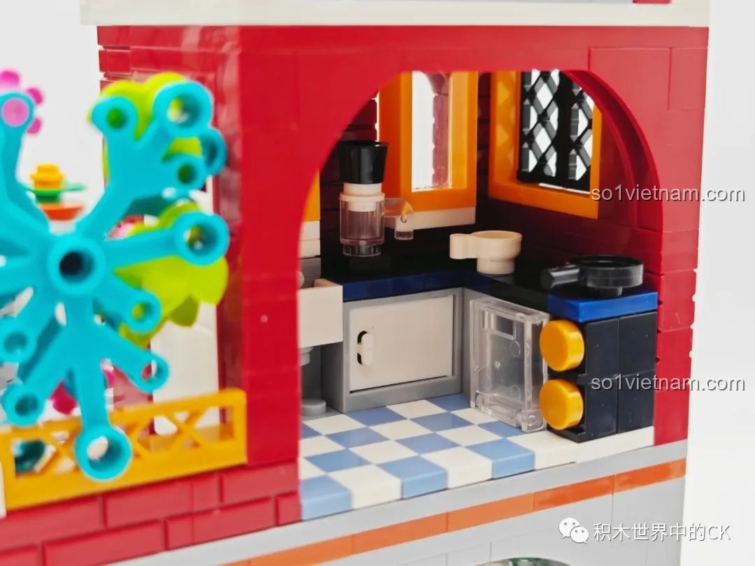 Toàn cảnh mô hình JIESTAR 89154 Nhà Ga Chuyến Tàu Gặp Gỡ