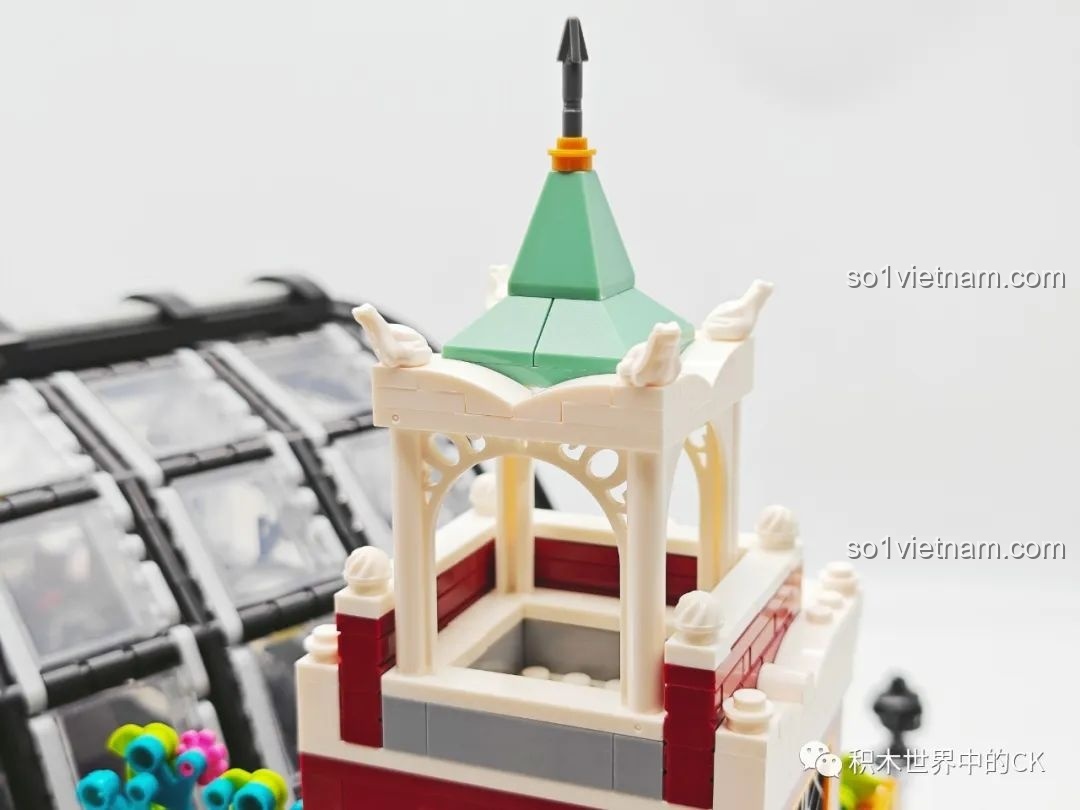 Toàn cảnh mô hình JIESTAR 89154 Nhà Ga Chuyến Tàu Gặp Gỡ