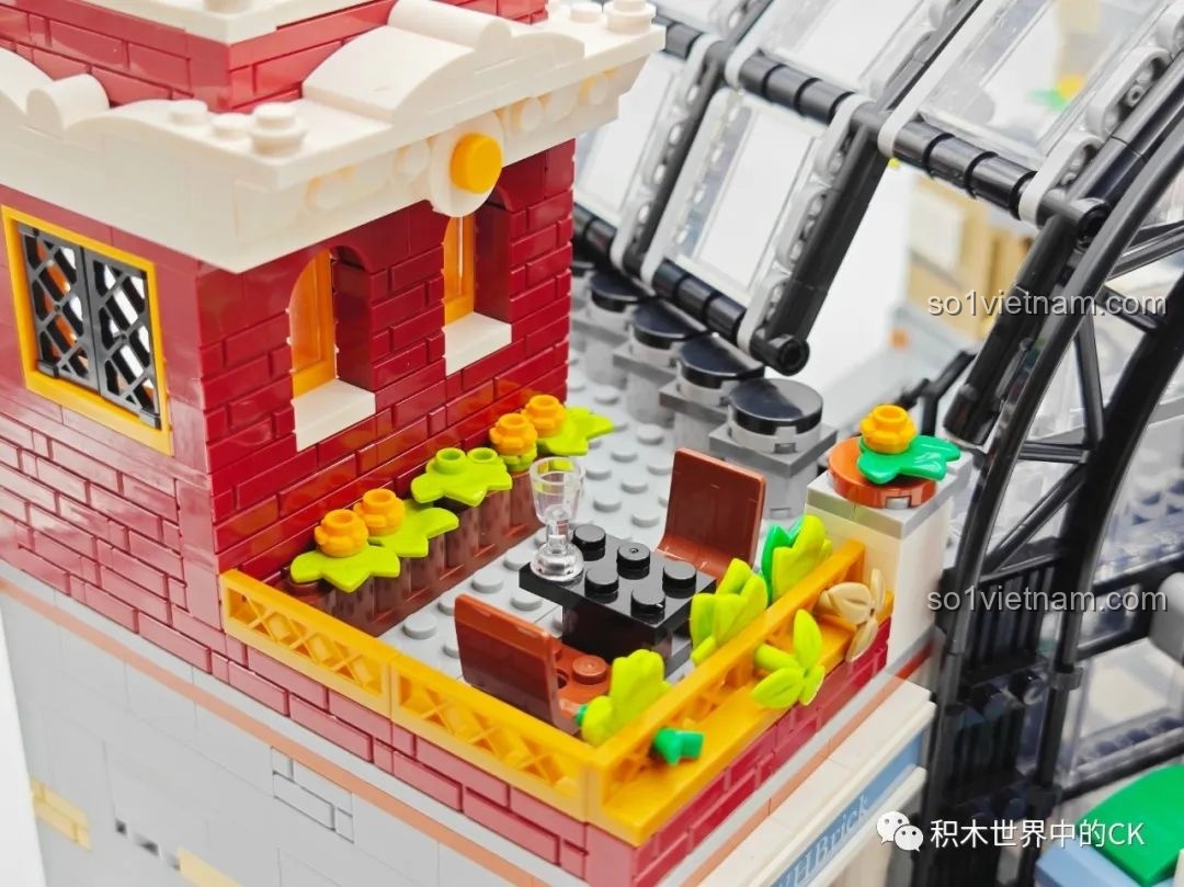 Toàn cảnh mô hình JIESTAR 89154 Nhà Ga Chuyến Tàu Gặp Gỡ