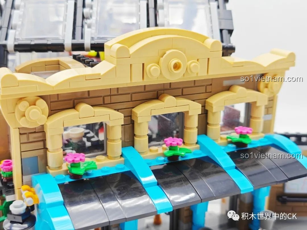 Toàn cảnh mô hình JIESTAR 89154 Nhà Ga Chuyến Tàu Gặp Gỡ