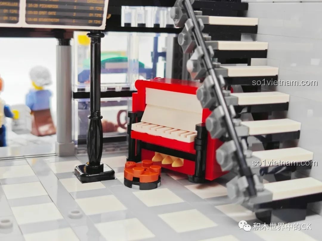 Toàn cảnh mô hình JIESTAR 89154 Nhà Ga Chuyến Tàu Gặp Gỡ