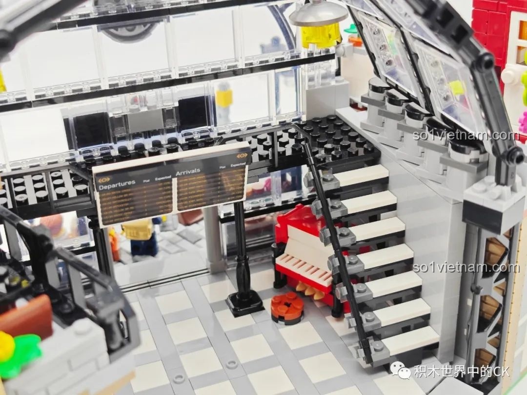 Toàn cảnh mô hình JIESTAR 89154 Nhà Ga Chuyến Tàu Gặp Gỡ