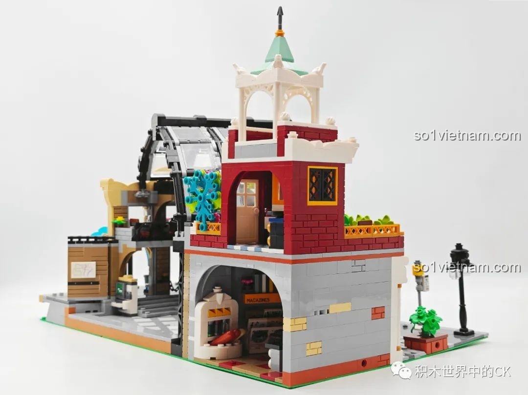 Mô hình JIESTAR 89154 với các nhân vật minifigure và xe hơi