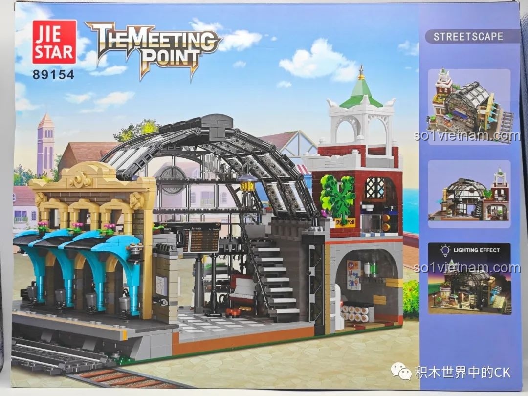 Các túi linh kiện được đóng gói cẩn thận trong hộp bộ JIESTAR 89154