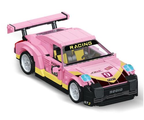 JIESTAR 92010 Siêu xe GT2 bộ lắp ghép màu hồng cho bé trai 6 tuổi