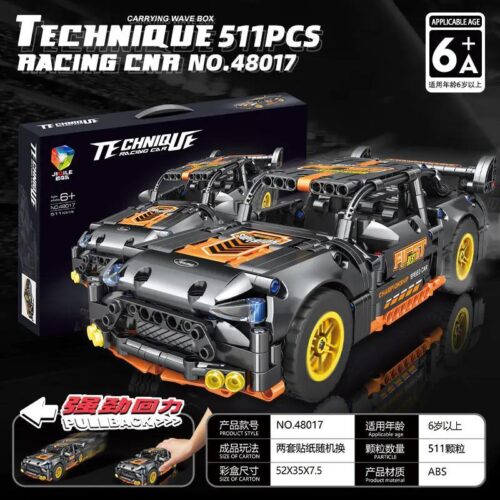 Bộ lắp ráp JIQILE 48017 Xe Đua Ford Mustang, đồ chơi mô hình JIQILE giá tốt cho bé trai 6 tuổi, có động cơ kéo lùi cực nhanh.