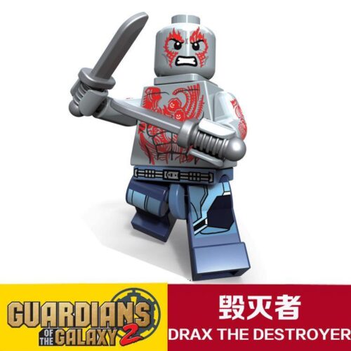 Minifigure Drax Kẻ Hủy Diệt JiSi 0264, đồ chơi mô hình siêu anh hùng cho bé trai 6 tuổi, giá tốt