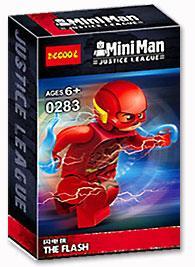 Bộ đồ chơi JiSi 0283 minifigure Flash, đồ chơi lắp ráp Người hùng Tia Chớp giá rẻ cho bé trai 6 tuổi, bộ lắp ghép Siêu anh hùng Tia Chớp chất lượng cao.