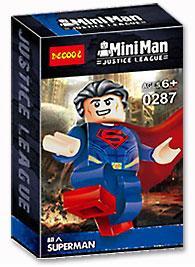 bộ lắp ghép Siêu Nhân JiSi 0287 minifigure Anh hùng Siêu Nhân đồ chơi lắp ghép JiSi chất lượng cao giá tốt cho bé trai 6 tuổi
