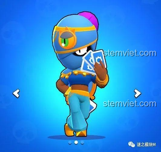 Nhân vật Tara trong game Brawl Stars, hình ảnh render chi tiết
