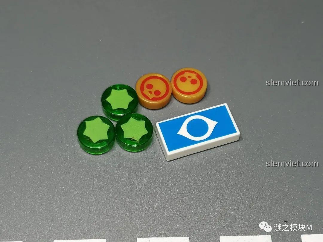 Các mảnh in ấn chi tiết của bộ đồ chơi JiSi 1702 Brawl Stars, chất lượng cao