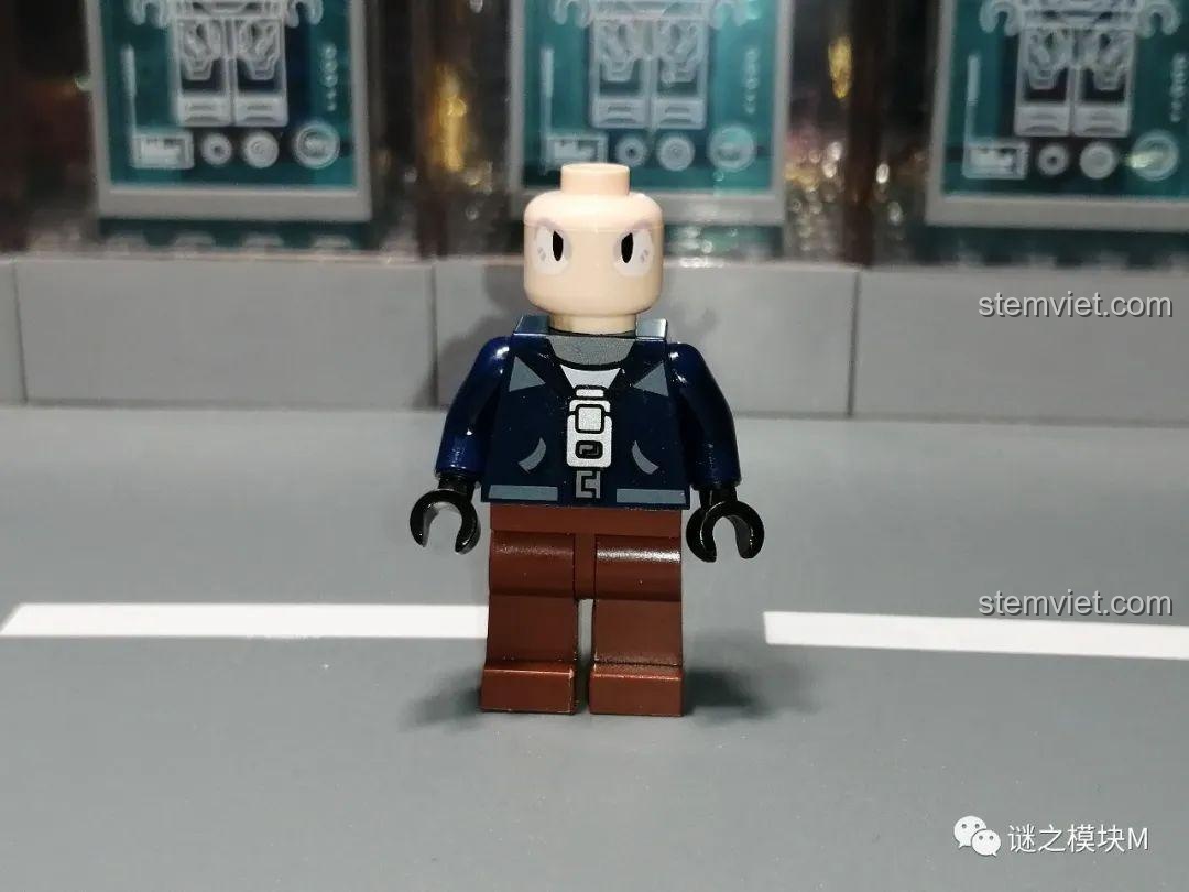 Minifigure Brawl Stars JiSi 1703 nhân vật Bo, đồ chơi lắp ghép cho bé trai 6 tuổi, chất lượng cao.