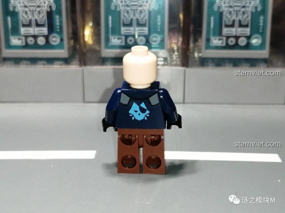 Minifigure Brawl Stars JiSi 1703 nhân vật Crow, đồ chơi lắp ghép cho bé trai 6 tuổi, chất lượng cao.