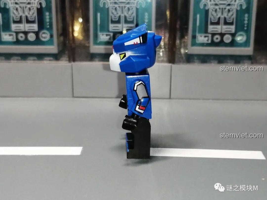 Minifigure Brawl Stars JiSi 1703 nhân vật Crow, đồ chơi lắp ghép cho bé trai 6 tuổi, chất lượng cao.