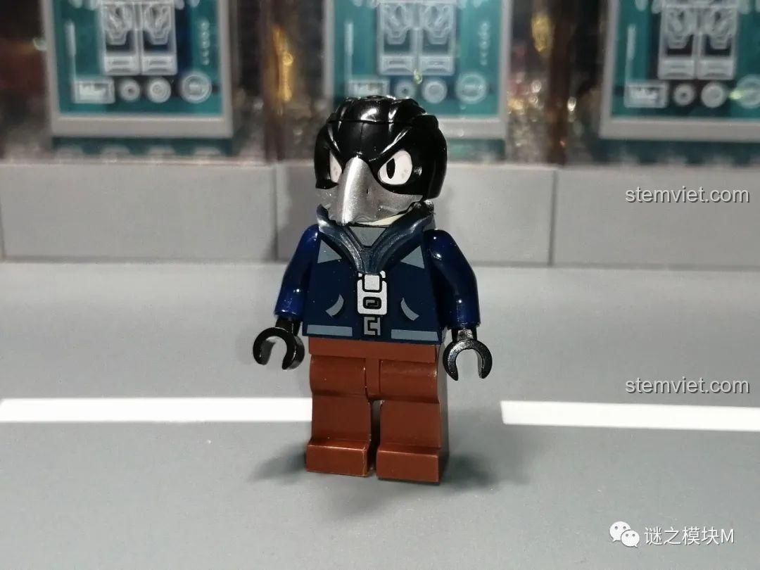 Minifigure Brawl Stars JiSi 1703 nhân vật Bo, đồ chơi lắp ghép cho bé trai 6 tuổi, chất lượng cao.