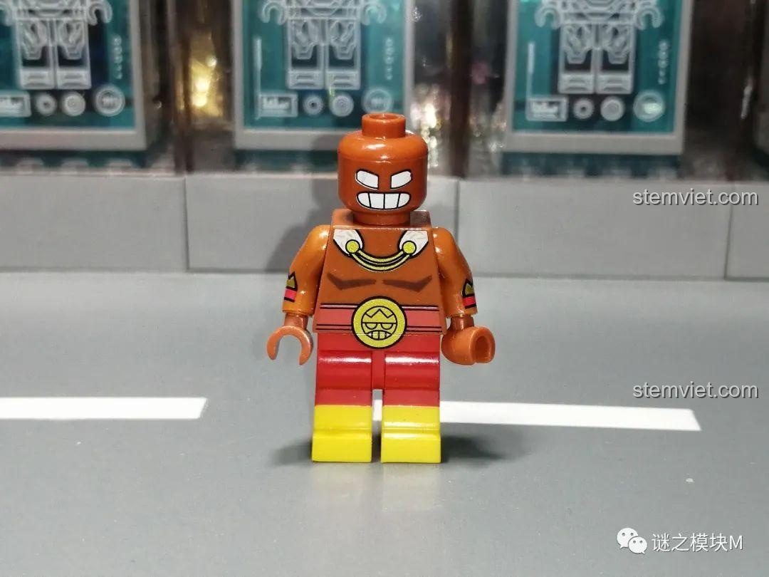 Minifigure Brawl Stars JiSi 1703 nhân vật El Primo, đồ chơi lắp ghép cho bé trai 6 tuổi, chất lượng cao.