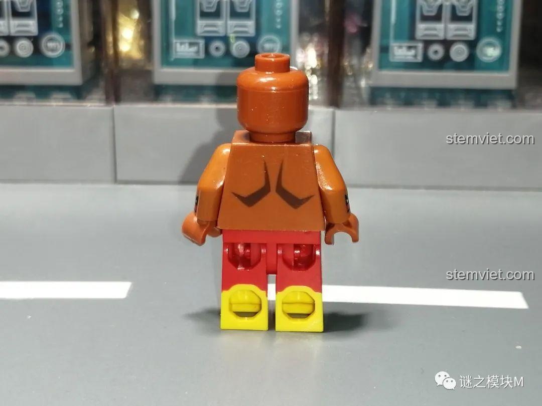 Minifigure Brawl Stars JiSi 1703 nhân vật El Primo, đồ chơi lắp ghép cho bé trai 6 tuổi, chất lượng cao.