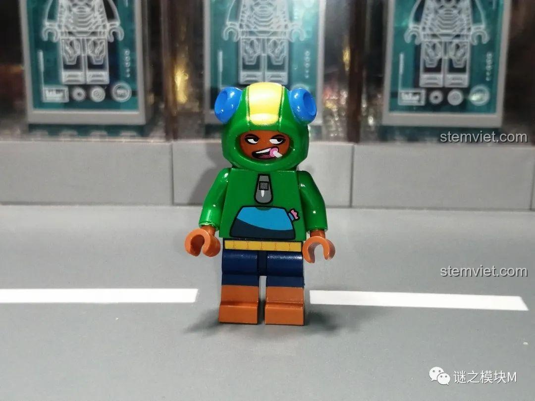 Minifigure Brawl Stars JiSi 1703 nhân vật Penny, đồ chơi lắp ghép cho bé trai 6 tuổi, chất lượng cao.