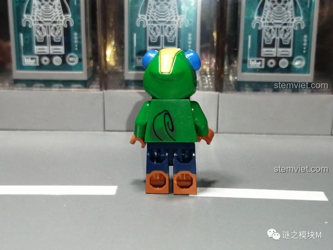 Minifigure Brawl Stars JiSi 1703 nhân vật Leon, đồ chơi lắp ghép cho bé trai 6 tuổi, chất lượng cao.