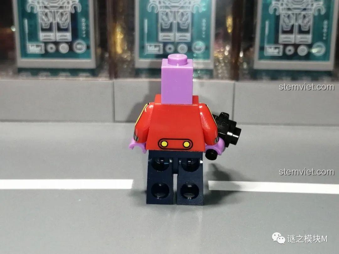 Minifigure Brawl Stars JiSi 1703 nhân vật Rico, đồ chơi lắp ghép cho bé trai 6 tuổi, chất lượng cao.