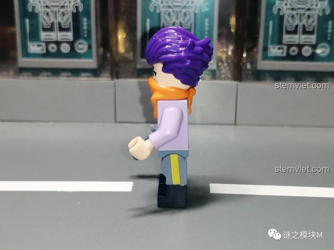 Minifigure Brawl Stars JiSi 1703 nhân vật Shelly, đồ chơi lắp ghép cho bé trai 6 tuổi, chất lượng cao.