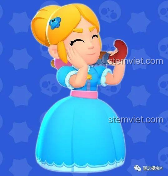 Bộ 12 Nhân Vật BRAWL STARS JISI 1712 - Nhân vật Colt