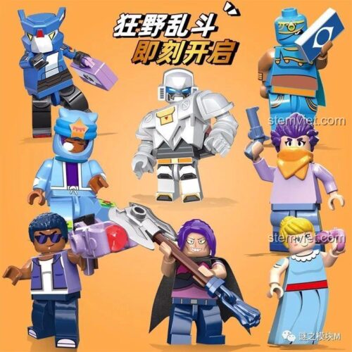 Bộ 12 Nhân Vật BRAWL STARS JISI 1712 - Nhóm nhân vật 1