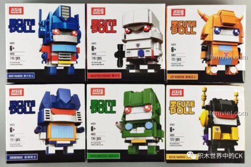 Hộp đồ chơi xếp hình JiSi 6862 Robot Soundwave 131 mảnh, một lựa chọn giá rẻ và chất lượng cho các fan Transformers.