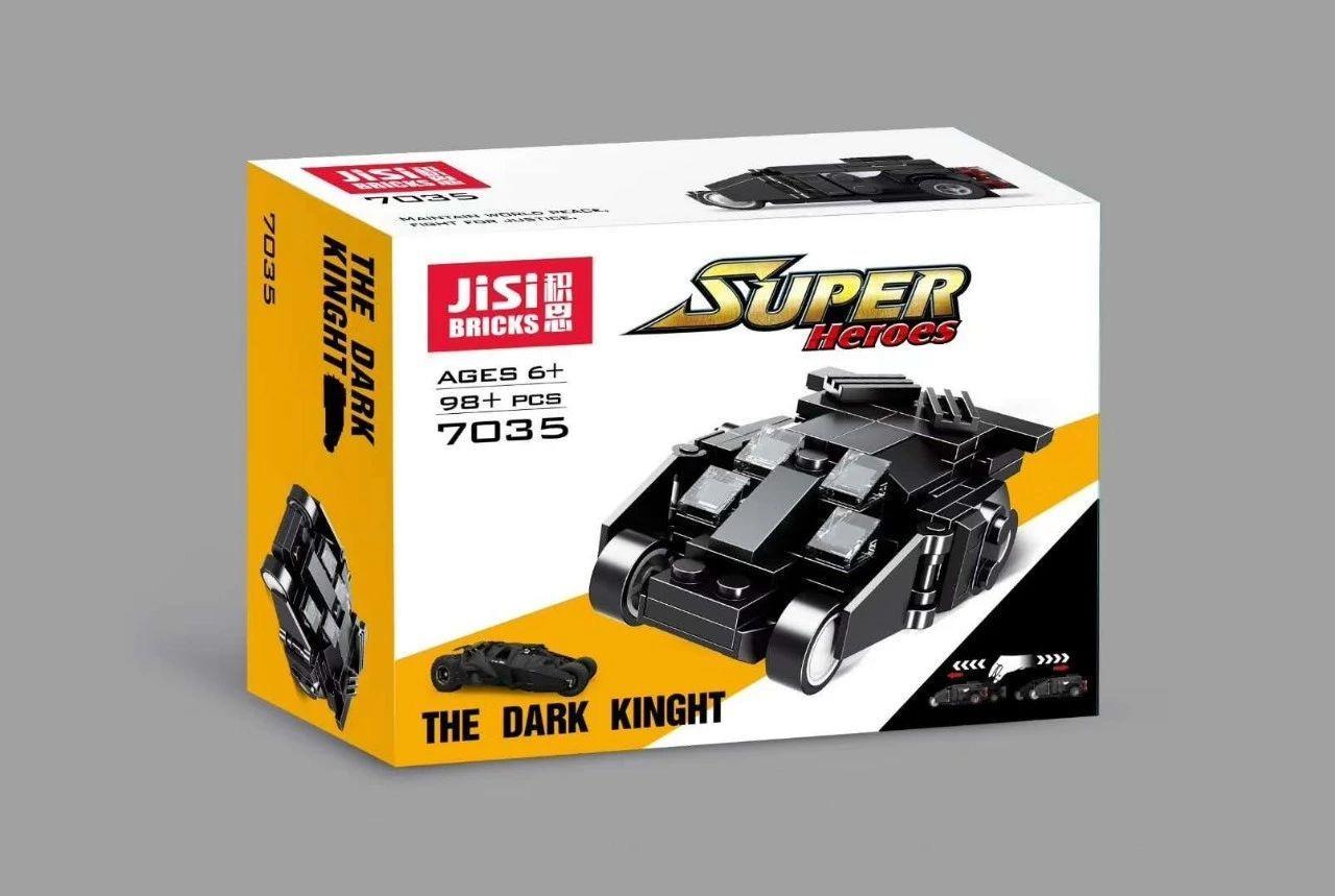 Bộ đồ chơi JISI 7035 Xe Batmobile The Dark Knight cho bé trai 6 tuổi